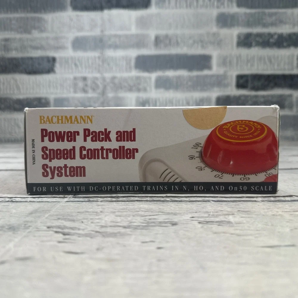 Bachmann 44212Power Pack w/Speed Controller DC Trains : N / HO / On30 Scale